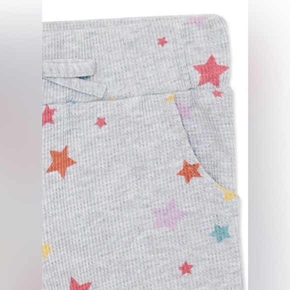 Star Jogger & Hoodie Matching set comfy waffle fabric w/ slight stretch sz: 2T - Picture 3 of 8